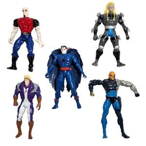 Marvel Vintage 5" Action Figure Lot Of 5 90's Loose Pre-owned